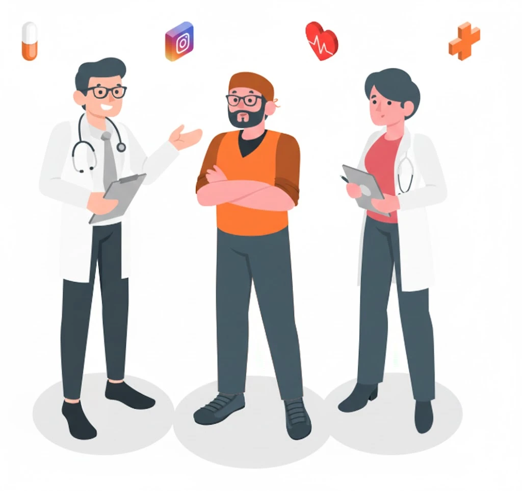 Digital Doqtor healthcare marketing illustration