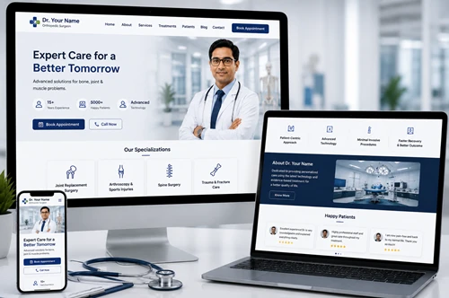 Doctors Website Design and Development in Lucknow