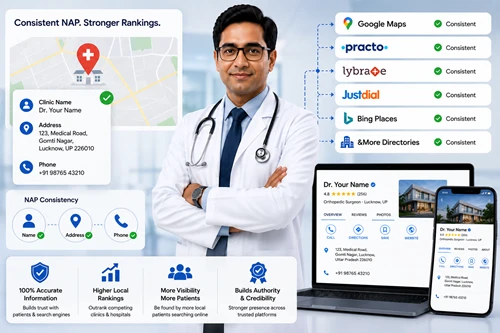 Healthcare Local Citations and Medical Directories Listing for Doctors in Lucknow