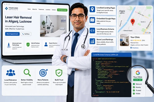 Localized SEO Content and Landing Pages for Doctors in Lucknow