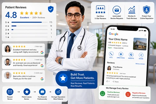 Patient Review Management and Online Reputation for Doctors in Lucknow